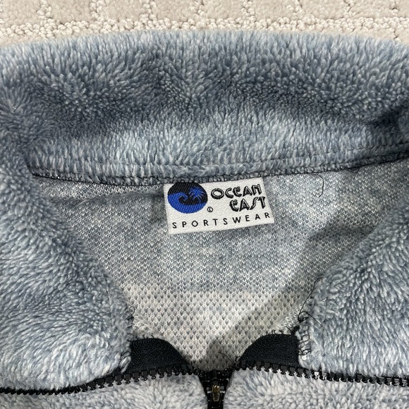 Vintage 90s Michigan Lighthouse Fleece Size Medium Great Lakes Full Zip Jacket - Picture 8 of 9